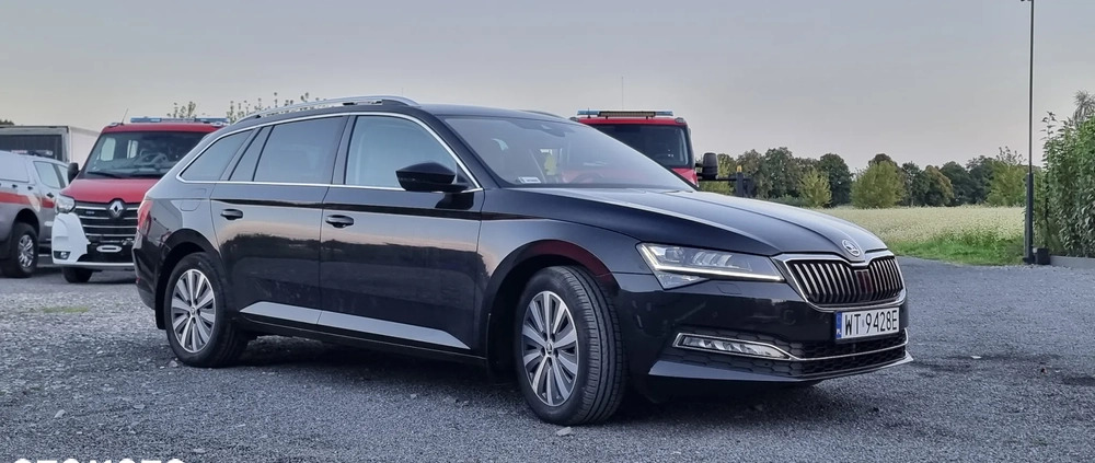 Skoda Superb cena 147600 przebieg: 49000, rok produkcji 2021 z Nowogród małe 667